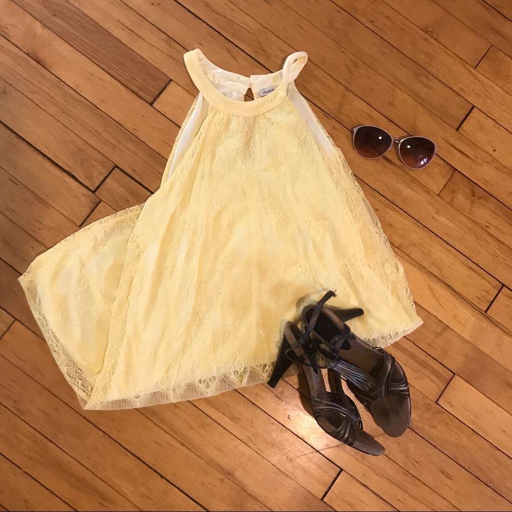 Yellow Lacey sundress